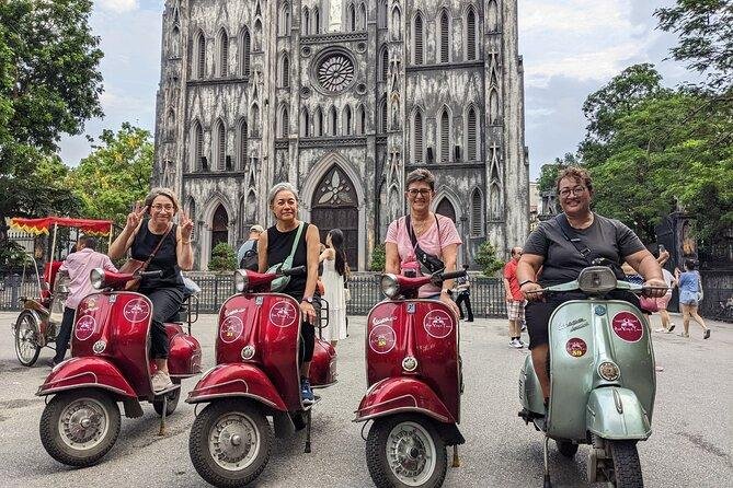 Romantic Vespa Food Tours for Couples in Hanoi