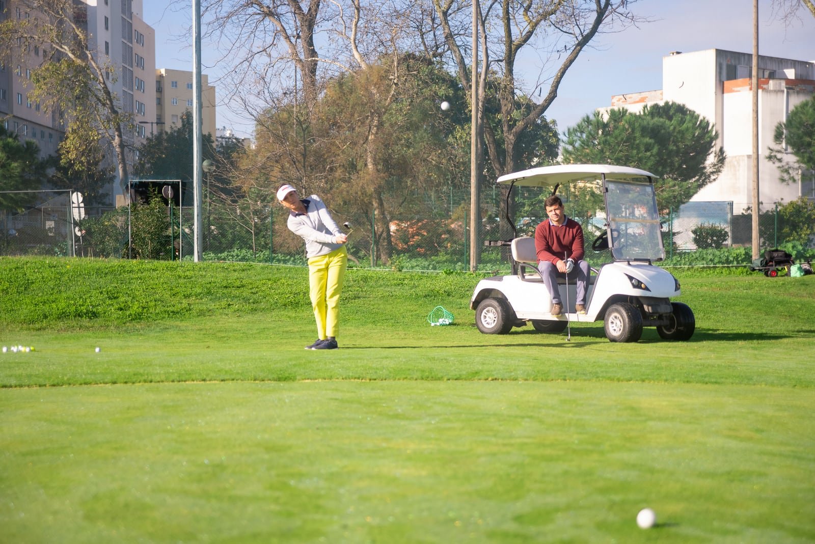 Manicured golf fairway and open sky for a polished Vietnam golf holiday