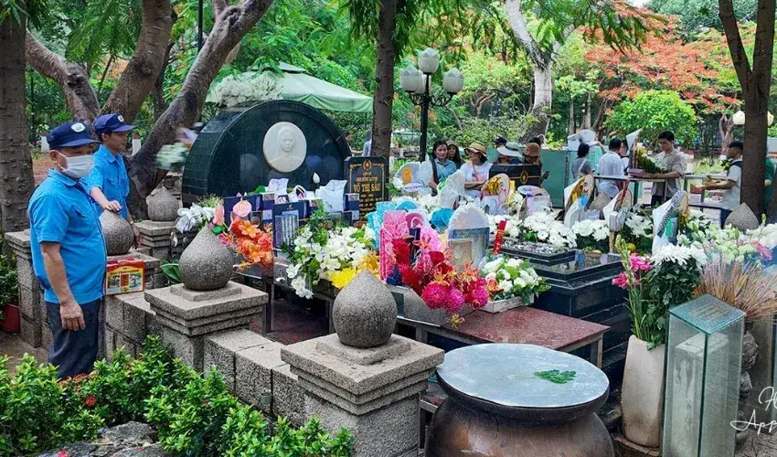 Tomb of female hero and martyr Vo Thi Sau