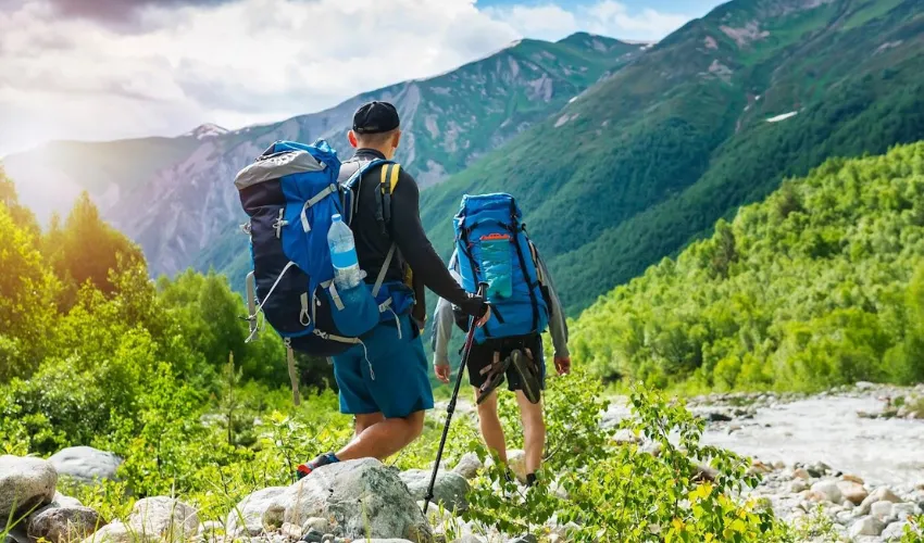 Hiking shoes and essential equipment for trekking tours in Vietnam