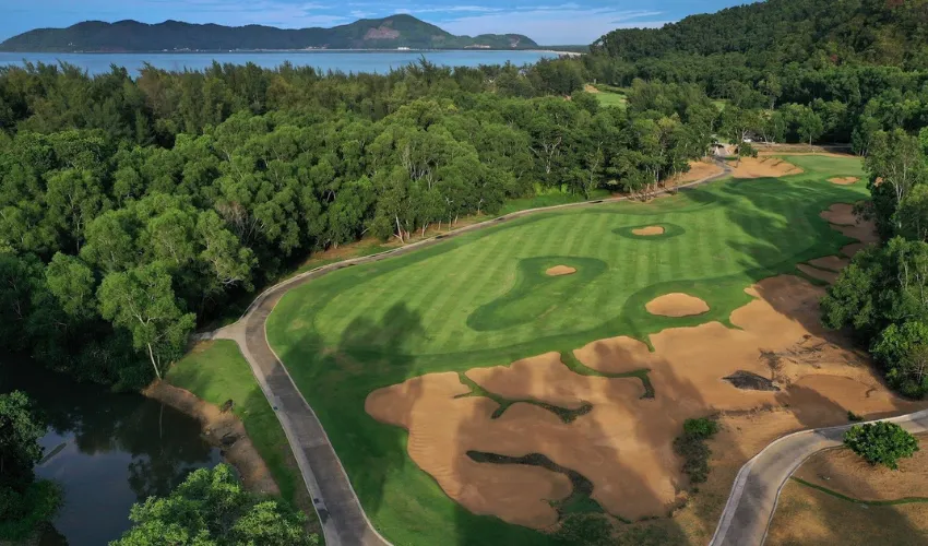 Laguna Lang Co coastal golf course representing the best golf regions in Vietnam